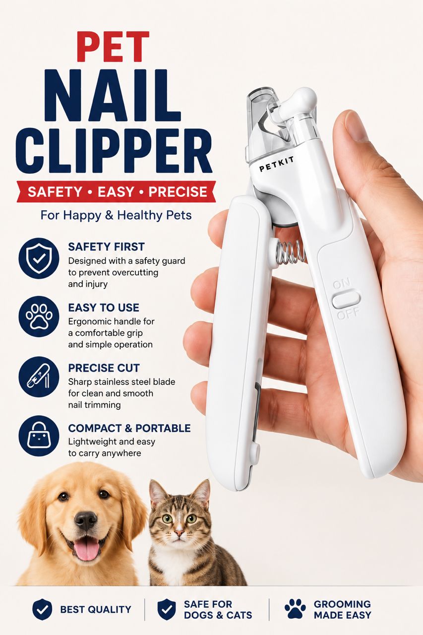 Pet Nail LED Clipper for Dogs & Cats