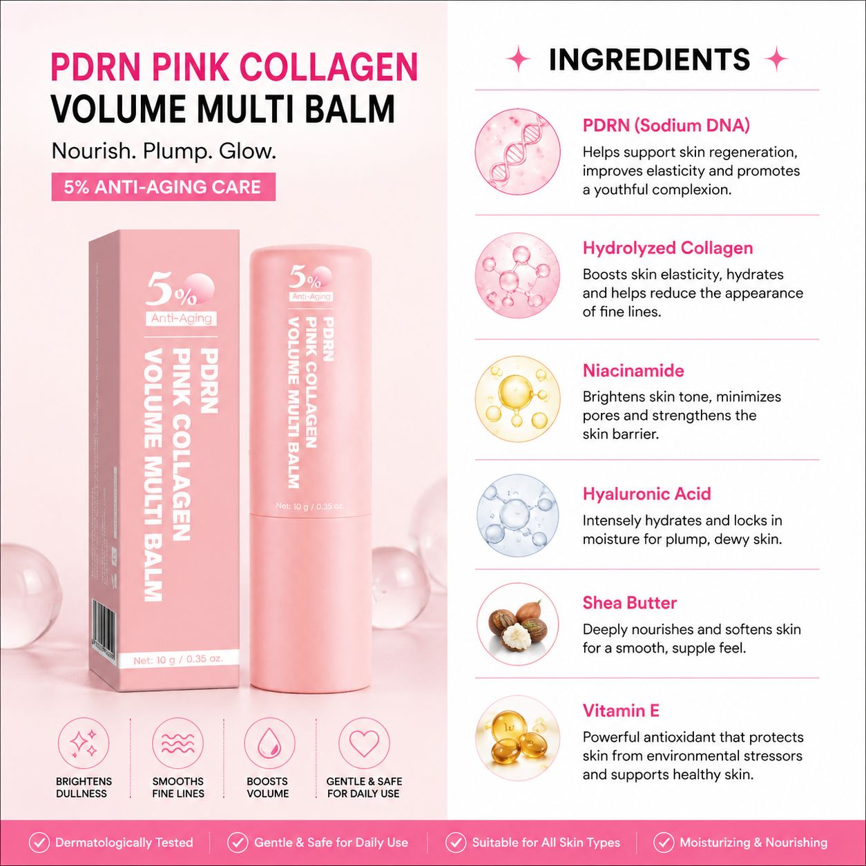 Collagen Plumping Multi-Effect Lip Balm 10g